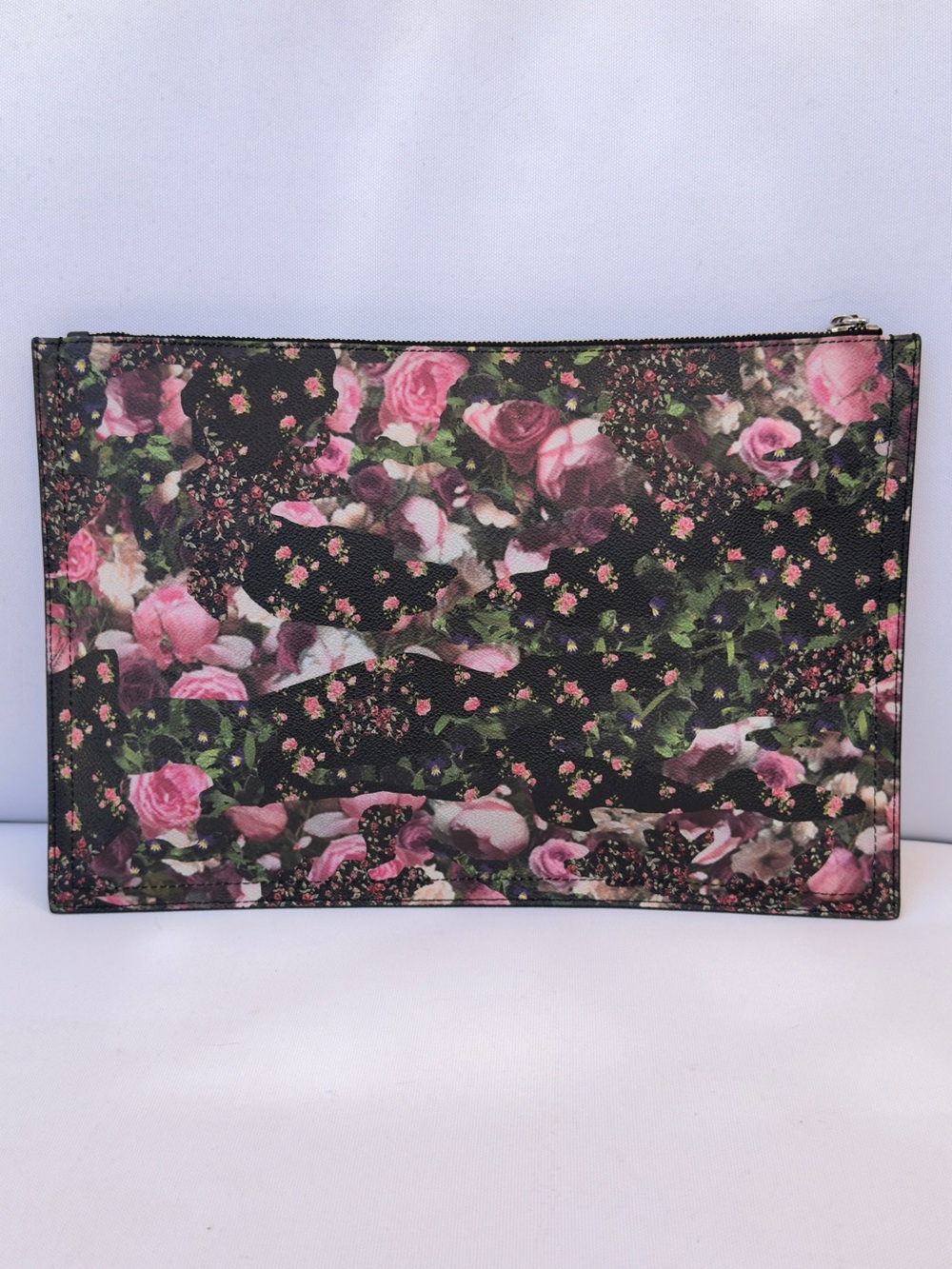 GIVENCHY Antigona Large Zip Pouch Clutch Babys Breath Floral Camo Riccardo Tisci - Picture 4 of 15